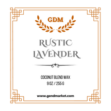Load image into Gallery viewer, Rustic Lavender, handcrafted candle 9 Oz