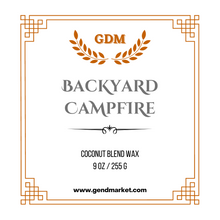 Load image into Gallery viewer, Backyard Campfire, handcrafted candle 9 Oz
