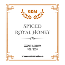 Load image into Gallery viewer, Spiced Royal Honey, handcrafted candle 9 Oz
